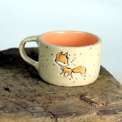 Kubek w wesołe liski